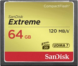 Karta pamięci CF SanDisk SDCFXSB-064G-G46, 64 GB, 120 MB/s / 85 MB/s