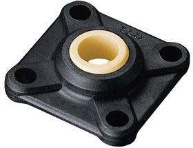 Łożysko ślizgowe kołnierzowe igus  EFSM-10 Średnica otworu 10 mm Dystans otworów 26 mm