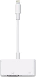 adapter do N/A Apple MD825ZM/A, [1x złącze męskie Lightning - 1x złącze żeńskie VGA]