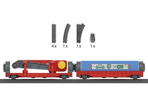 Wagon specjalny Märklin World 44347 Zestaw dodatkowy H0 do załadunku ciężarówką z dźwigiem