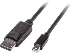 Przejściówka Mini DisplayPort, DisplayPort LINDY LINDY Mini DP zu DP Kabel, schwarz 5m 41648, 5.00 m