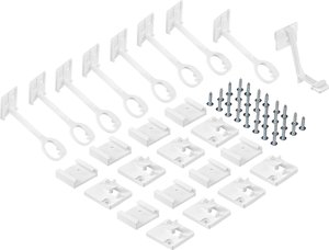 Szafka i zabezpieczenie szuflady Value Pack, 8 sztuk Blokada otwarcia szuflady REER 71070, 8 szt.