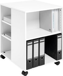 Wózek wielofunkcyjny, wózek systemowy Durable 311302 (S x W x G) 528 x 748 x 592 mm biały 1 szt.