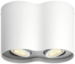 Reflektor sufitowy LED Philips Lighting Hue White Amb. Pillar Spot 2 flg. weiß 2x350lm inkl. Dimmschalter Hue 871951433846300 10 W
