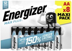 Baterie AA Energizer Max Plus E303322300, 1.5 V, alkaliczno-manganowe, 8 szt.