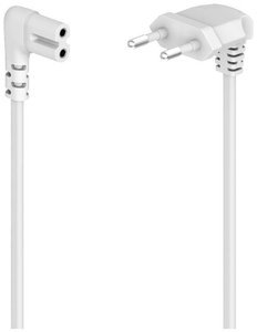 kabel sieciowy zasilający Hama 00221100  biały 3 m