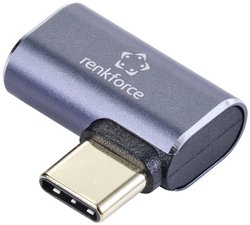 USB4® Przejściówka, adapter Renkforce  RF-5245272 [1x złącze męskie USB4 - 1x złącze żeńskie USB-C]