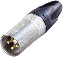Złącze męskie XLR NC3MXX-EMC Neutrik NC3MXX-EMC złącze męskie proste Ilość styków: 3 srebrny 1 szt.