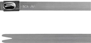 Opaska kablowa HellermannTyton MBT8S-316-SS-NA-C1 111-93089, 201 mm, stal nierdzewna, 1 szt.