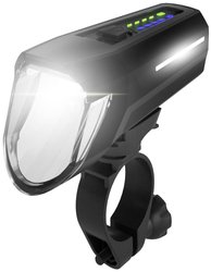 FISCHER FAHRRAD Lampa rowerowa przednia Frontlicht 100 Lux LED akumulatorowe czarny
