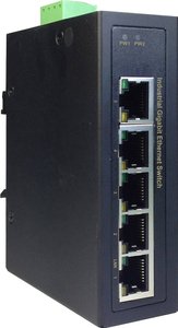 Przemysłowy 5-portowy przełącznik Gigabit Ethernet 5 x 10/100 / 1000Base-TX Ethernet Digitus DN-651107 Switch przemysłowy Ethernet 5 Portów 10 / 100 / 1000 MBit/s