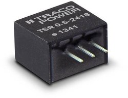 Przetwornica DC/DC, do PCB TracoPower TSR 0.5-2450 TSR 0.5-2450, SIL, 5 V/DC, 500 mA, 1 szt.