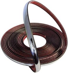 Listwa ozdobna, (L x W) 8000 mm x 12 mm, chrom ( błyszczący ).