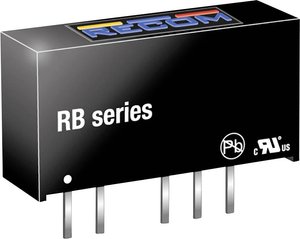 Przetwornica DC/DC, do PCB RECOM RB-0515D RB-0515D, SIP-7, 1 W, 33 mA, 1 szt.