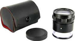 Lupa ręczna z oświetleniem, ze skalą pomiarową Współczynnik powiększenia: 10 x  czarny Ideal Tek  LE-0038 białych diod LED