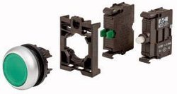 Przycisk podświetlany  Eaton M22-DL-G-K10LED-BVP pierścień przedni z tworzywa sztucznego    1 szt.