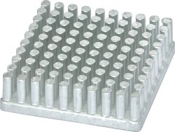 Radiator SEPA PB32-32-10-100-AL-2, (D x S x W) 32 x 32 x 10 mm