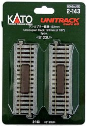 2-143 H0 Kato Unitrack Tor z rozprzęgaczem 123 mm