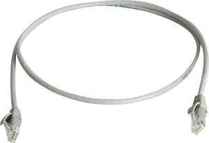 Kabel LAN Telegärtner L00001A0228, 1 szt., RJ45, CAT 6, U/UTP, 2.00 m, szary