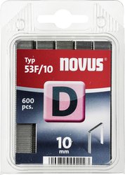 Zszywki typu 53 F/10 Novus 042-0376, 10 x 11,3 mm, 600 szt.