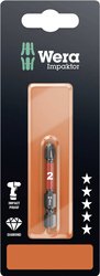 Bit krzyżakowy PH 2 Wera 851/4 IMP DC SB SiS 05073956001 stal narzędziowa Stal stopowa, z diamentową powłoką F 6.3 1 szt.