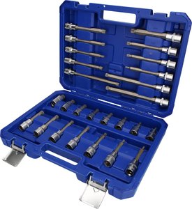 Zestaw bitów nasadowych 1/2&quot,, 26-cz., profil wielozębny, XZN Zestaw kluczy nasadowych Brilliant Tools BT022026 BT022026