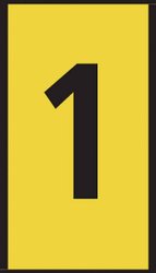 Oznacznik kablowy HellermannTyton WIC0-1-PA66-YE 561-00614, 200 szt.