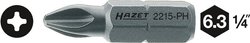 Bit krzyżakowy PH 2 Hazet 2215-PH2 stal specjalna C 6.3 1 szt.