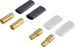 Złącze męskie Deluxe akumulatora 5,5 mm Reely 83504-2 pozłacane 2 par(a)