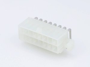 Listwa kołkowa, żeńska, do wbudowania, standardowa Molex MOL Power & Signal Sol. 39291168, piny: 16, 13 A, 1 szt.