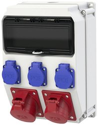 Tablica rozdzielcza PCE 9135061, 400V, 32A, IP54