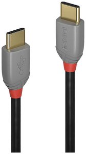 Kabel USB LINDY, USB 2.0, Złącze męskie USB-C®, Złącze męskie USB-C®, 3.00 m