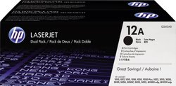 Toner HP 12AD, Q2612AD, oryginalny, 2 x czarny