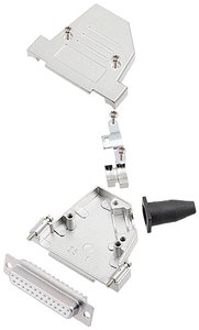 Zestaw listew żeńskich D-Sub encitech DTSL25-SJSRG-S-DMS-W-K 6355-8091-33, rzędy: 2, styki: 25, 45 °, 1 szt.