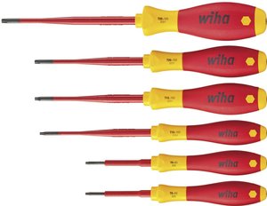 Zestaw wkrętaków SoftFinish® electric slimFix, 6 szt. TORX® Tamper Resistant Zestaw wkrętaków Wiha  41245