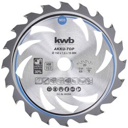 Tarcza tnąca z węglików spiekanych kwb  150 x 16 x 1.0 mm 1 szt.