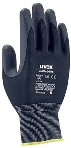 uvex unilite / unipur 6057309 Poliamid, Pianka nitrylowa Rękawice montażowe Rozmiar rękawic: 9 EN 388 1 par(a)
