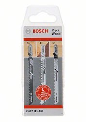 JSB, drewno, zestaw 15 szt Bosch Accessories  2607011436 15 szt.