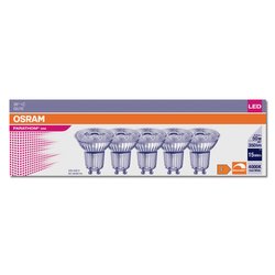OSRAM  LED  GU10  4.5 W    5 szt. LED OSRAM 143193.OS.P5.02, 5 szt.