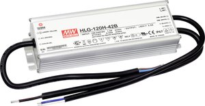 Mean Well HLG-120H-24B Sterownik LED, Transformator LED Stałonapięciowy, Stałonaprądowy 120 W 5 A 12 - 24 V/DC Ściemniacz, Układ PFC, Zabezpieczenie przed przeciążeniem 1 szt.