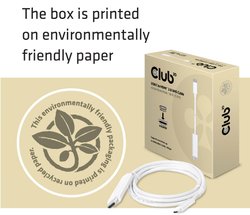 Kabel Club 3D USB 3.1 typu C St na HDMI 2.0 UHD 1.8m* - kabel - cyfrowy/dane adapter USB-C, HDMI club3D CAC-1514 CAC-1514, 1.80 m