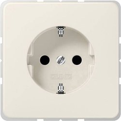 Jung CD1520NBF Styk uziemienia 16 A 250 V, kremowo-biały Gniazdo z uziemieniem Jung CD1520NBF kremowo-biały