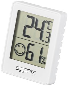Termohigrometr Sygonix SY-5267052, Od -20° do +60°C. , 10 do 99 %