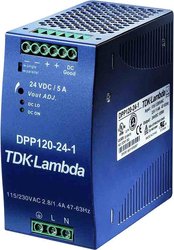 Zasilacz na szynę DIN TDK-Lambda DPP120-12-1, 12 V/DC, 10 A, 120 W