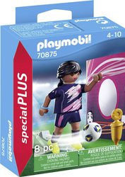 Piłka nożna kobieta ze ścianą bramki Playmobil 70875 1 szt.