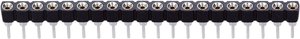 Gniazdo rzędowe BKL Electronic 10120832, pozłacane, RM 2.54 mm, 1x20-pin
