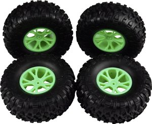 Koło kompletne Reely 1611459 1:10 Buggy zielony 4 szt.