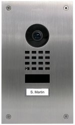 Wideodomofon DoorBird IP D1101UV, aktualizacja dla D201/D202, stal nierdzewna V2A, szczotkowana, 1 przycisk wywołania DoorBird D1101UV Upgrade  Wideodomofon IP LAN Jednostka zewnętrzna  stal szlachetna V2A (szczotkowana)