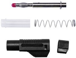 Wysuwana wtyczka bananowa z możliwością sztaplowania, 14-18AWG Złącze męskie bananowe Mueller Electric BU-32614-0