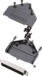 Zestaw listew męskich D-Sub encitech DTPK-P-37-DBP-K 6355-0032-04, rzędy: 2, styki: 37, 180 °, 1 zest.